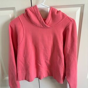 Lululemon Coral Fleece Cropped Hoodie